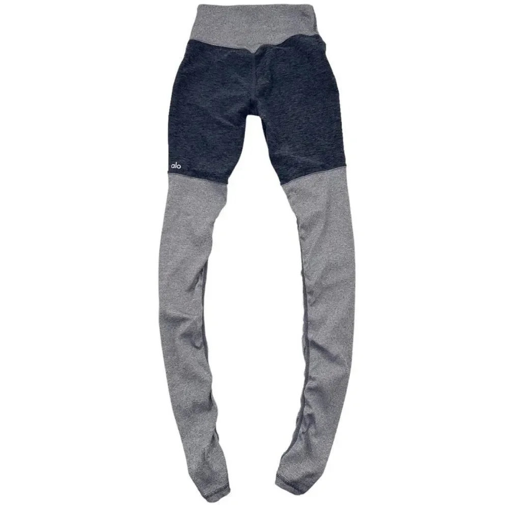 ALO Yoga dark gray goddess leggings small high rise waist s